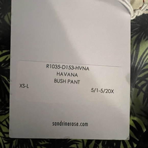 Sandrine Rose x Free People Havana Hawaiian Bush Pant. Size  S. I - Picture 5 of 6